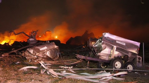  Live Updates: West Texas Fertilizer Plant Explosion Injures More Than 100