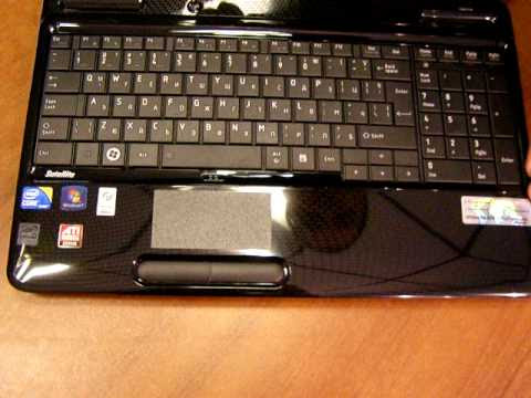 Toshiba Satellite L650 laptop - YouTube
