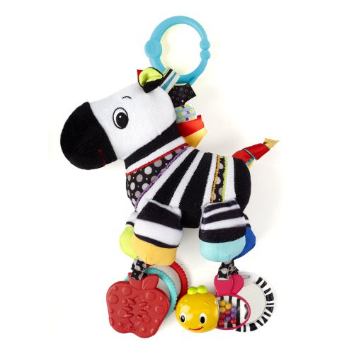 Bright Starts Start Your Senses Sensory Plush Pals, Zebra