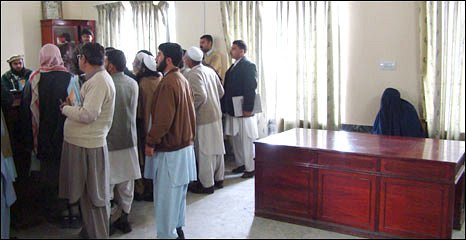 Courtroom in Mingora