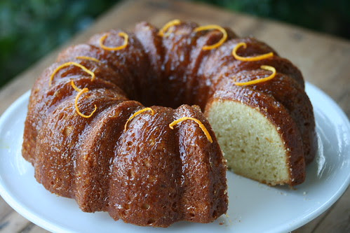 Orange-Ricotta Pound Cake with Marmalade Glaze