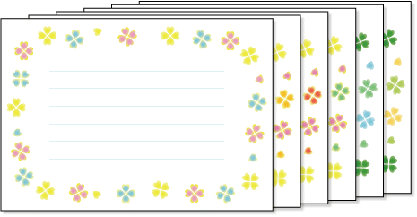 メッセージカードを無料ダウンロード 印刷できます ちびむすブログ