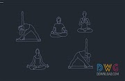 Baru Yoga Room CAD Free Blocks, Interior Dapur