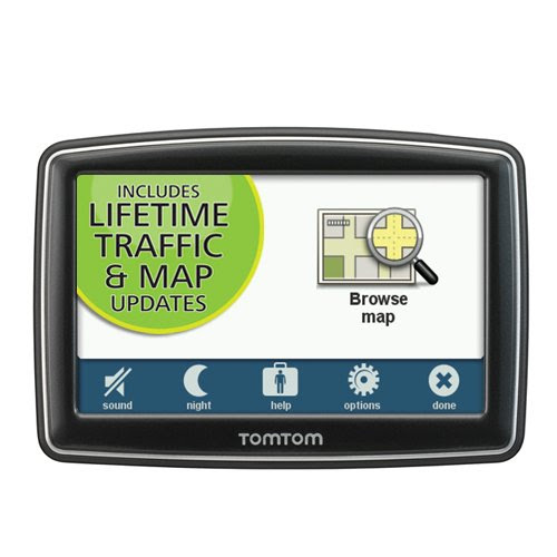 TomTom XL 350TM 4.3-Inch Portable GPS Navigator (Lifetime Traffic and Maps Edition)