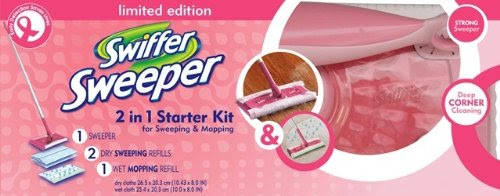 Breast Cancer Awareness Swiffer Sweeper 2 in 1 Starter Kit Limited Edition