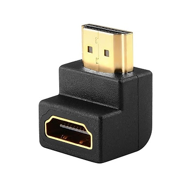 Insten 2 Pack HDMI Right Angle 1.4 Adapter Male to Female 90 Degree for 3D TV LCD HDTV
