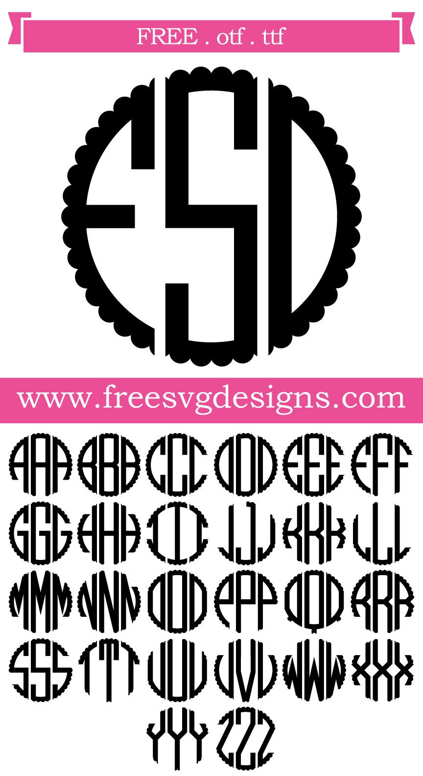 Free L Monogram Svg Free SVG PNG EPS DXF File