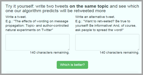 Cornell university tool for social media content