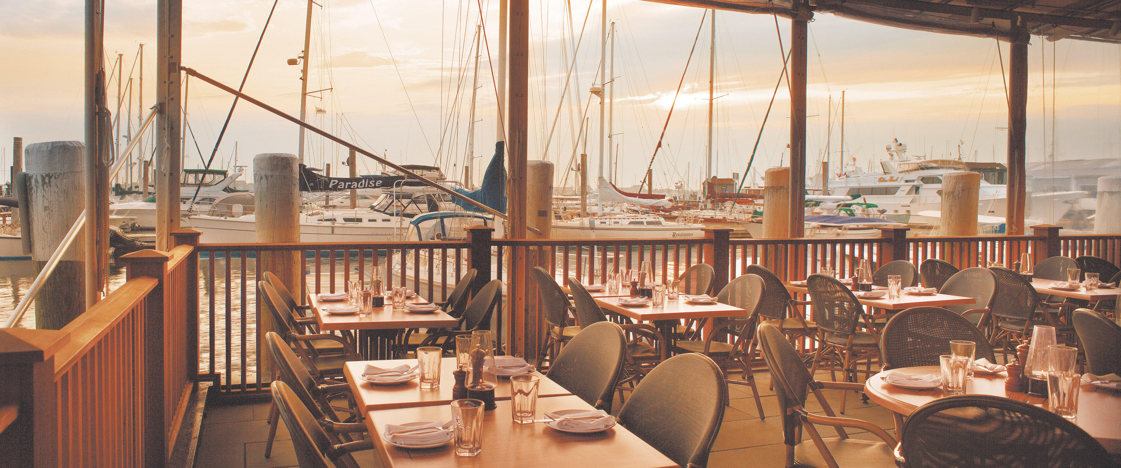 The Mooring Seafood Kitchen Bar 1 Sayers Wharf Newport RI Bars