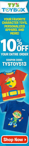 Save 10% on all orders at TysToyBox.com