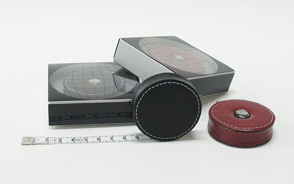 レザーメジャー 赤 黒 革巻尺 ドイツ製 Leather Measure Hoechstmass Made In Germany Ecco