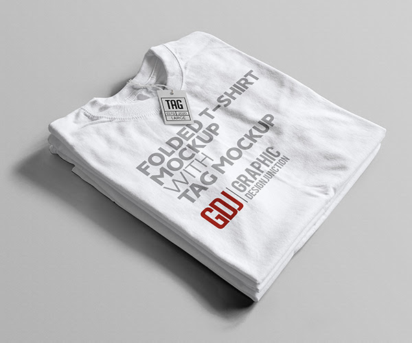 Download Free Folded T-Shirt Mockup PSD | Freebies | Graphic Design ...