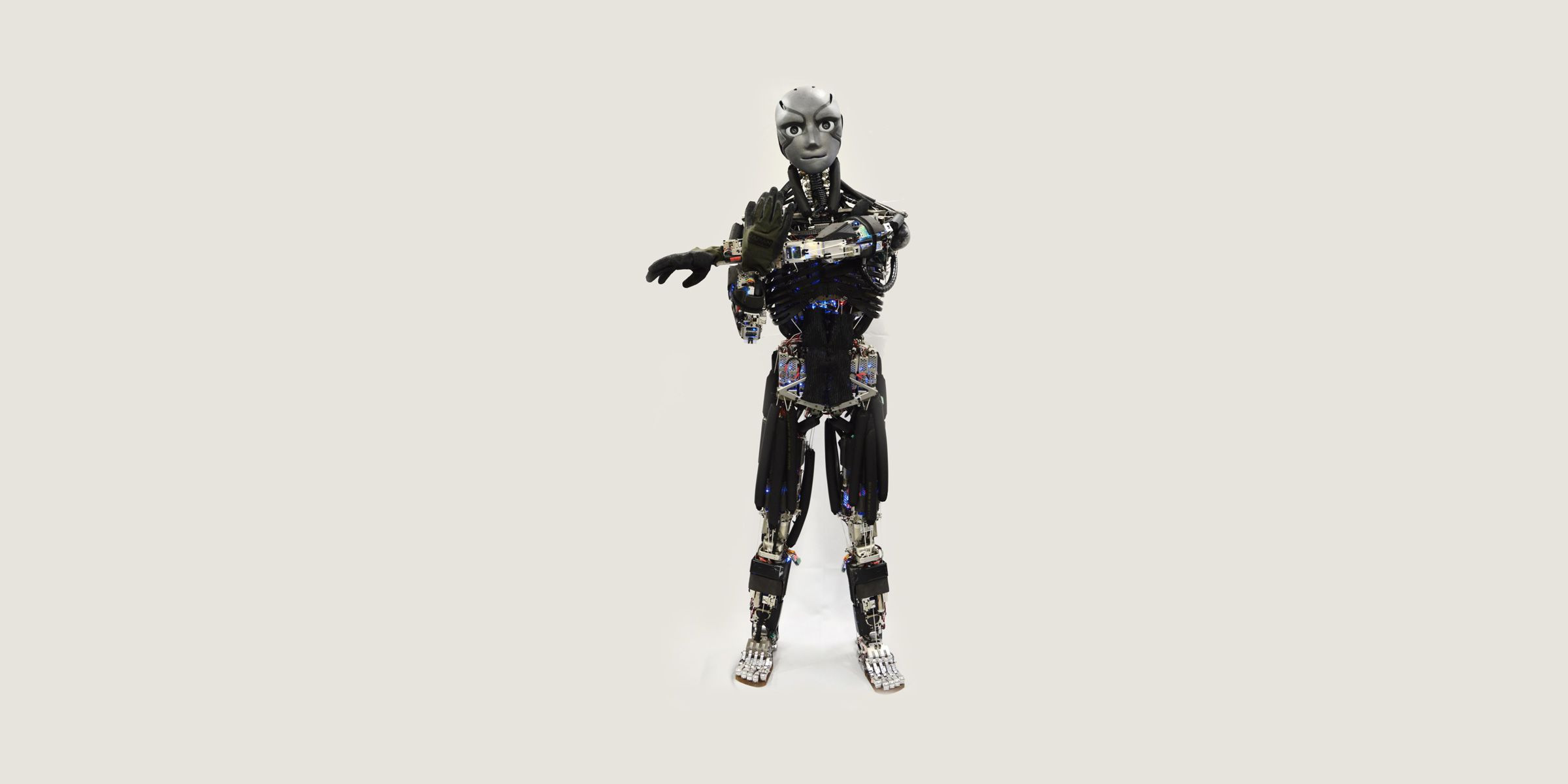 A Freaky Humanoid Robot That Sweats as It Does Push-Ups
