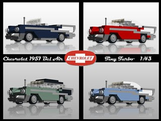 Chevrolet 1957 Bel Air & Nomad - Tiny Turbo (1:43)