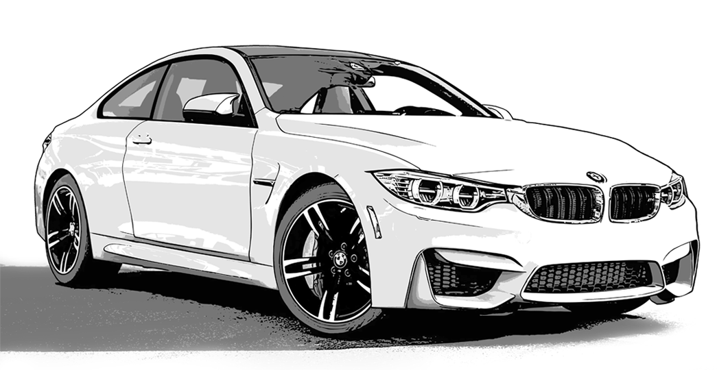 車 漫画背景
