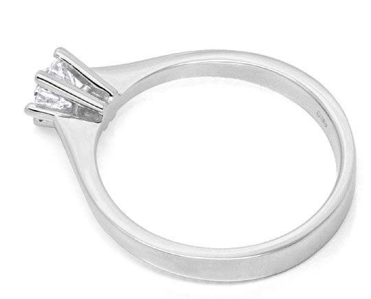 Originalfoto DIAMANTRING SOLITÄR WEISSGOLD-RING