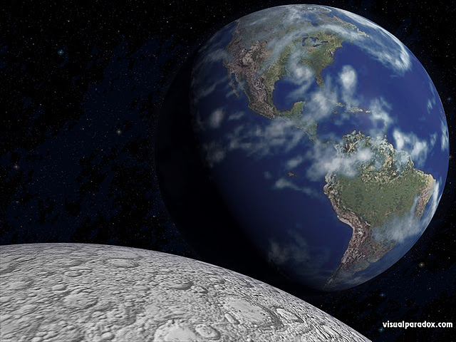 wallpaper earth. Free 3D Wallpaper #39;Earth Rise#39;