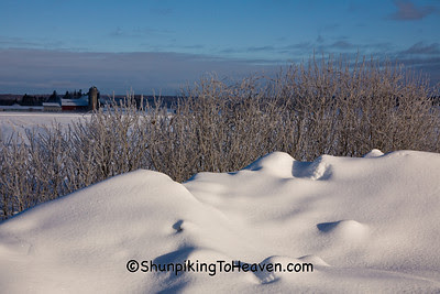 Frosty Winter Scene, Sauk County, Wisconsin