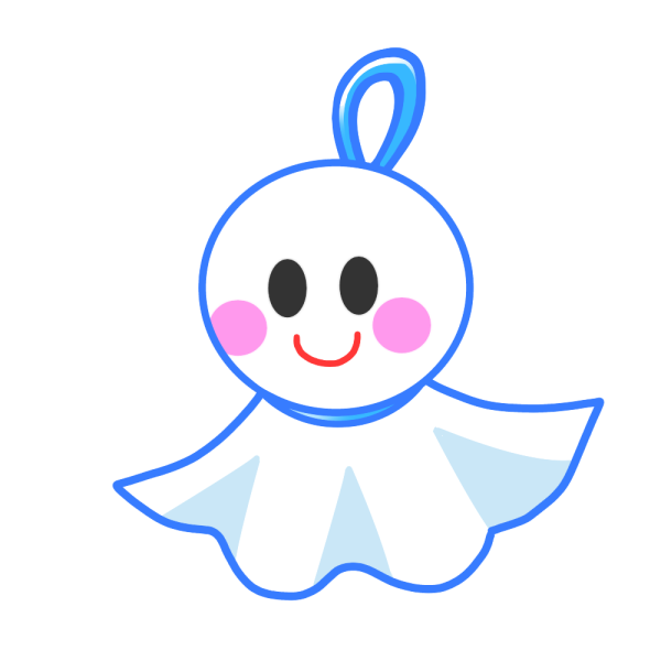 てるてるぼうず 青 のイラスト かわいいフリー素材が無料のイラストレイン
