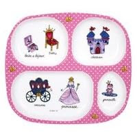 Baby Cie TV Tray 4 part divided tray 8 with French Wording and Theme, Princess