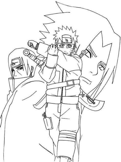 naruto shippuden coloring page  print  coloring pages