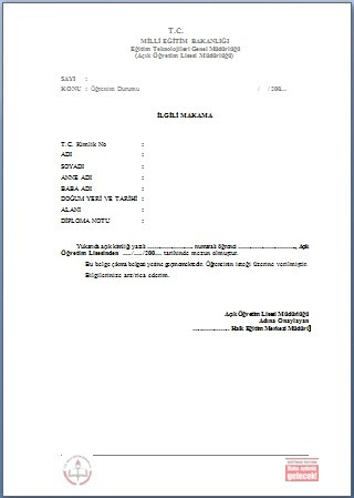 Edevlet İngilizce belge