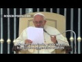 Pope to Parents: Pass on the faith to your kids. Teach them the sign of the Cross