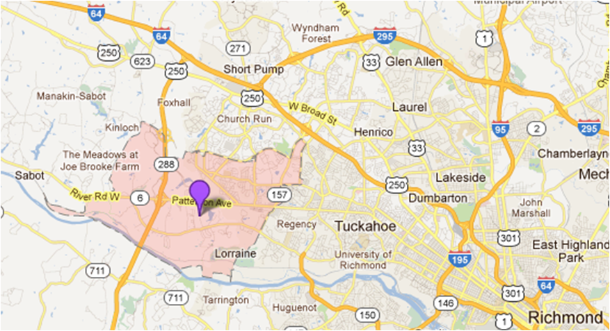 Online Map Around The World: 25 Richmond Va Zip Code Map