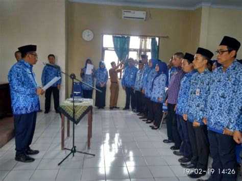 sekda pandeglang lantik  penyuluh pertanian