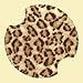 Leopard Print Carsters - Coasters for Your Car