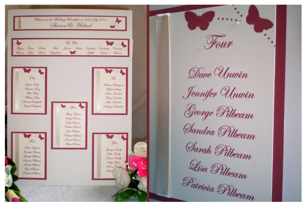 Perfect elegant butterfly design a3 size holds up to 9 guest tables £ 35 00  1247 x 850 · 862 kB · jpeg