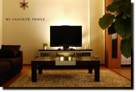 My Favorite Things テレビの間接照明