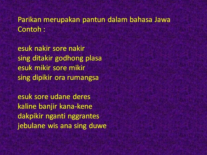 Geguritan Bahasa Jawa Tentang Pahlawan