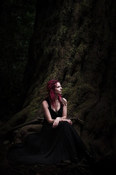 Portrait taken outdoors