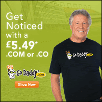 Get Noticed - £5.49 .Com or .CO from GoDaddy.com!