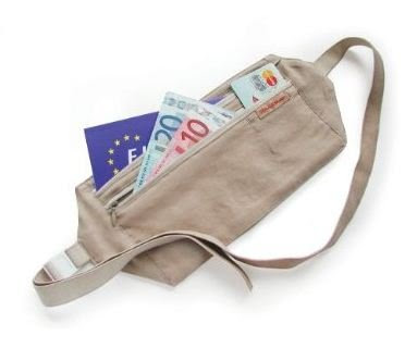 Rick Steves Silk Money Belt, Natural, One Size