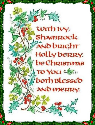 Irish Christmas Meal Blessing - Holiday Traditions Quotes ...