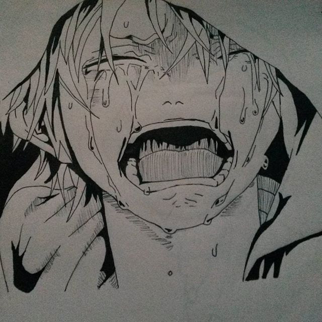 Sad Boy Crying Anime Alone Boy Sketch Lucy had a horrible life and didn't deserve that.
