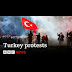 Protests in Turkey continue for sixth night as Erdogan condemns unrest