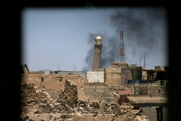 ISIS ledakkan masjid bersejarah di Mosul