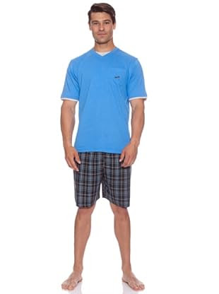 Abanderado Pijama Azure Blue Popel (Azul/Negro)