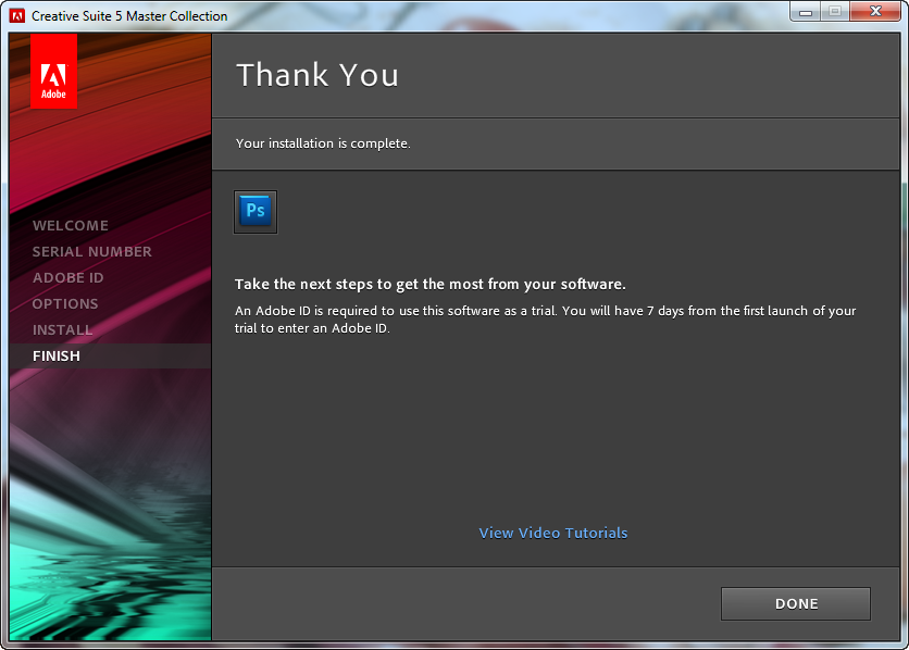 Adobe Photoshop CS5 Extended Final | Crack, keygen, serial có hướng dẫn
