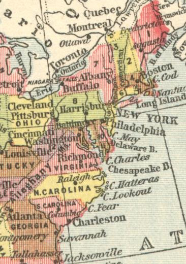 Usa Map Delaware