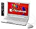 【地デジ】 TOSHIBA dynabook Qosmio T550/T4BW AVノートPC Windows7HomePremium搭載 15.6型ワイド 地上デジタルTＶチューナー搭載 ベルベッティホワイト PT550T4BBFW
