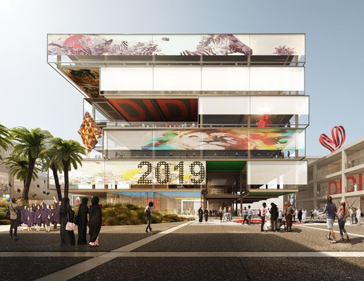 Foster + Partners' Design for d3 Stage 2. Image Courtesy of Dubai Design District