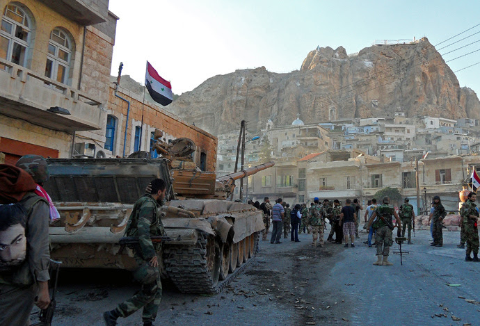 Maalula, a historic Christian town near Damascus, Syria (AFP Photo)