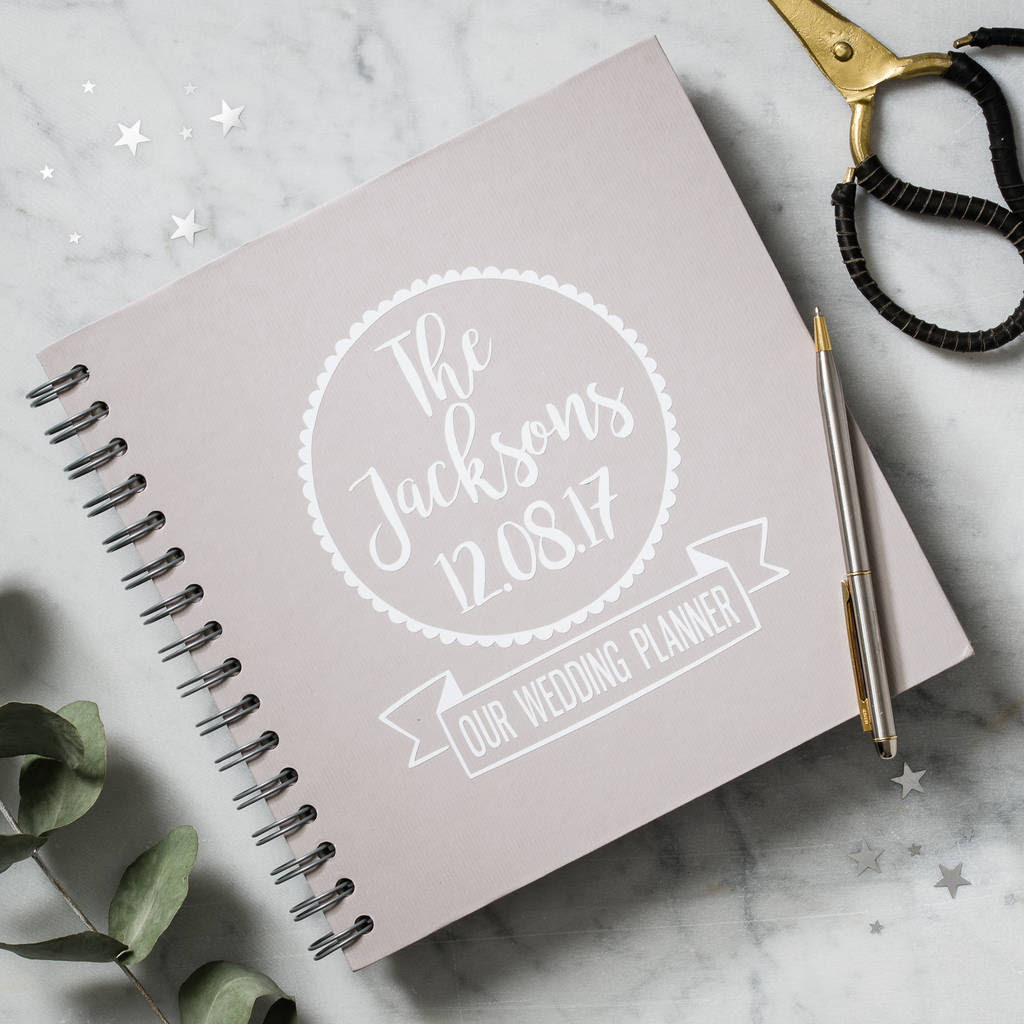personalised wedding planner book by posh totty designs ...