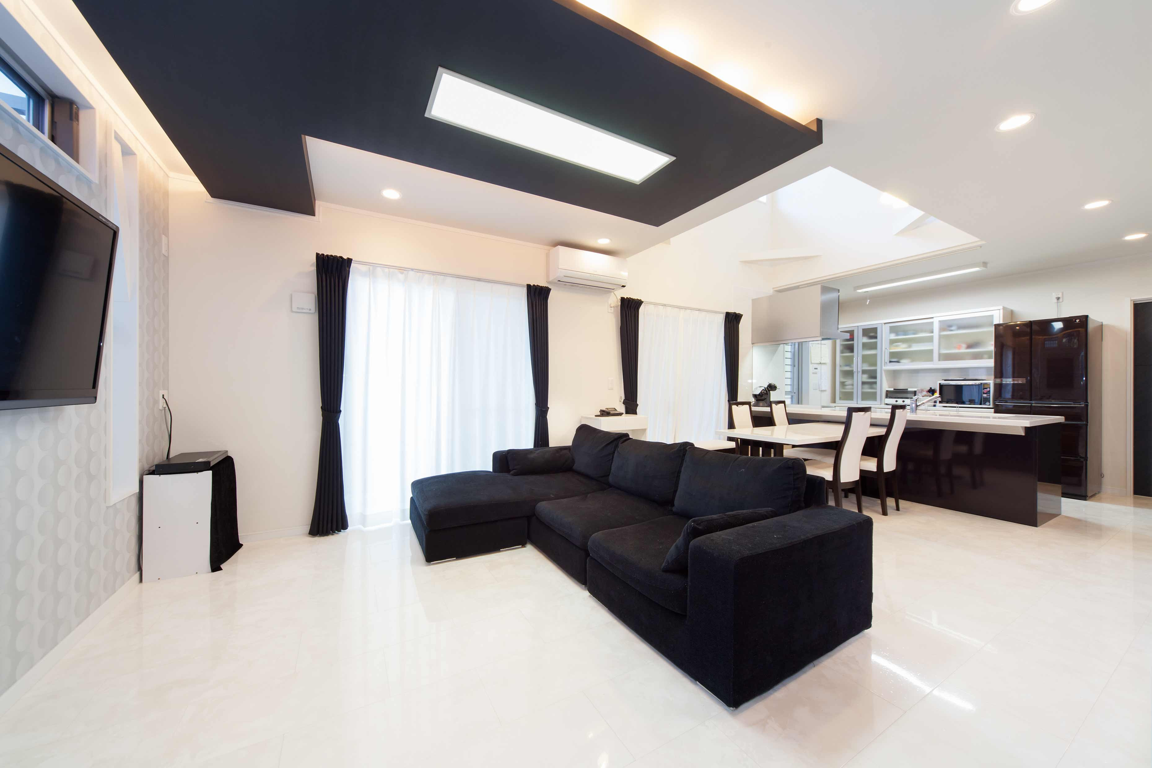 シンプルモダンを追求したモノトーンの美しい住まい 施工例