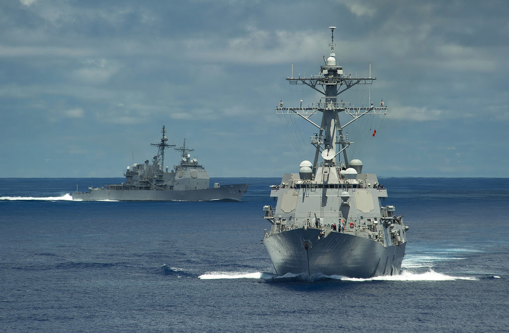 May 29 2011 USS Gridley (DDG 101) USS Bunker Hill (CG 52)