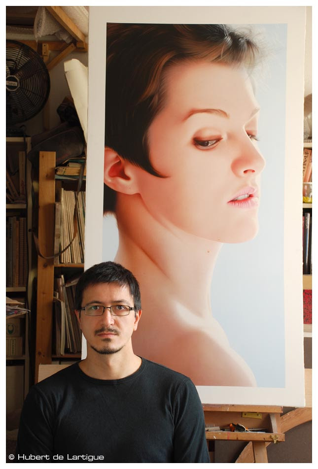 203 Hyper Realistic Painting by Hubert de Lartigue